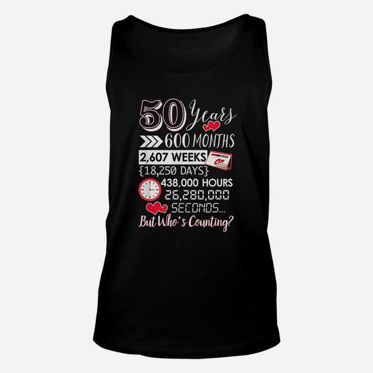 50th Wedding Anniversary Gift For Couple 50 Year Anniversary Unisex Tank Top