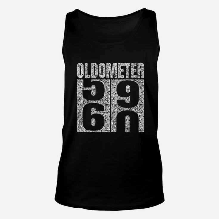 60th Birthday Oldometer 59 60 Vintage Funny Gifts  Unisex Tank Top
