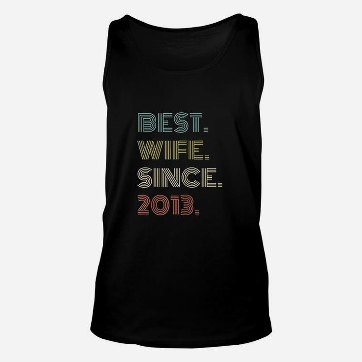 8th Wedding Anniversary Gift Best Wife Since 2013 Unisex Tank Top