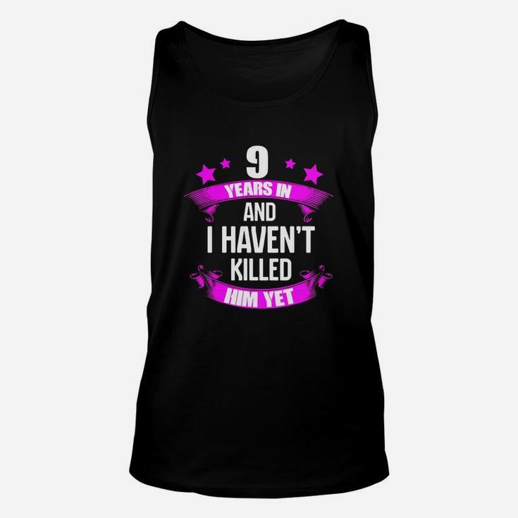 9th Wedding Anniversary T-shirt For Wife Funny Gifts Ideas T-shirt For Wife Funny Gifts Ideas Unisex Tank Top