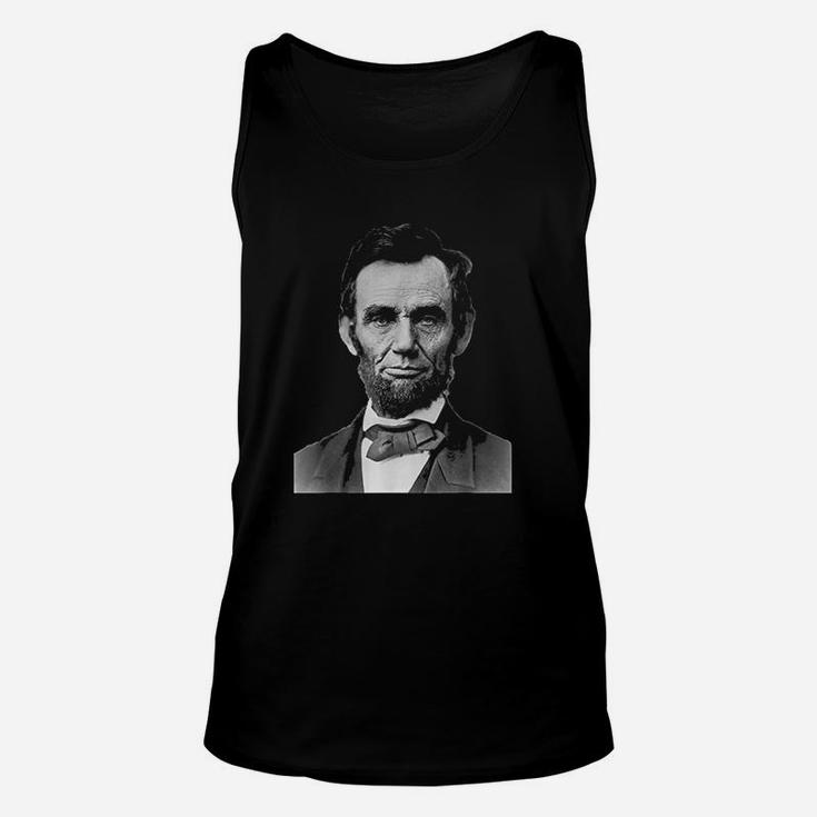 Abraham Lincoln Portrait Vintage Abe Lincoln Unisex Tank Top