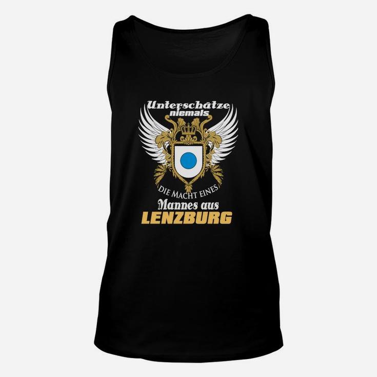 Adler-Motiv Herren Unisex TankTop Schwarz Lenzburg Stolz