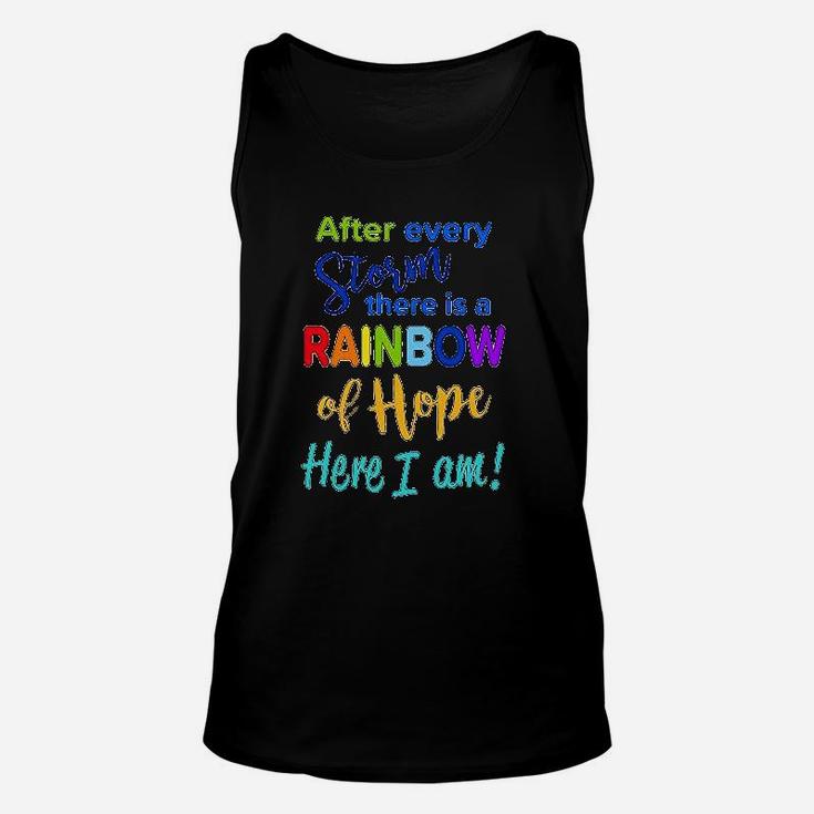 After Every Storm There Is A Rainbow Of Hope Unisex Tank Top