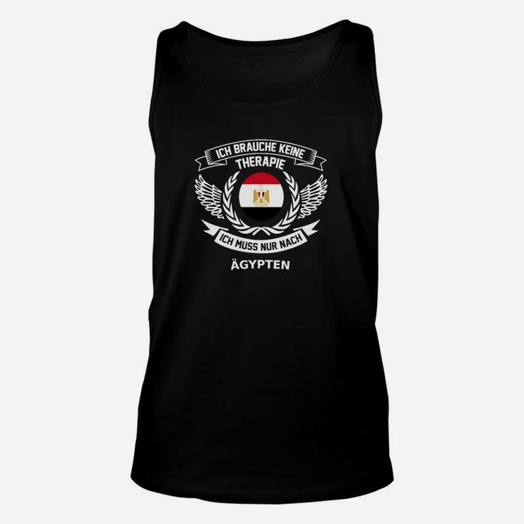 Ägypten-Liebhaber Unisex TankTop, Therapie Spruch für Reisende