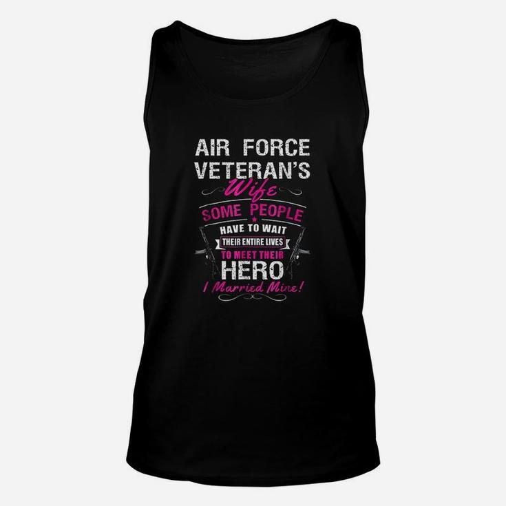 Air Force Veteran Wife Unisex Tank Top