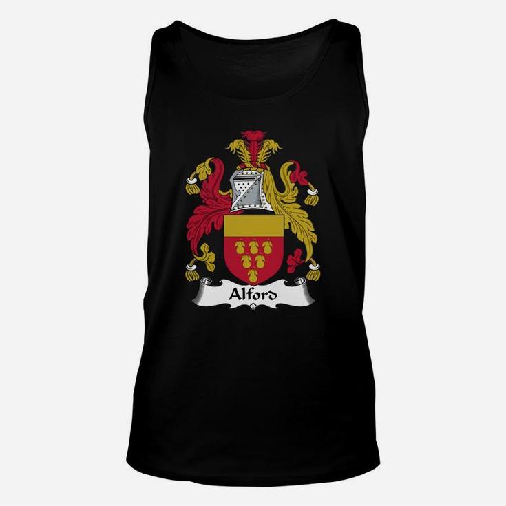 Alford Family Crest / Coat Of Arms British Family Crests Unisex Tank Top