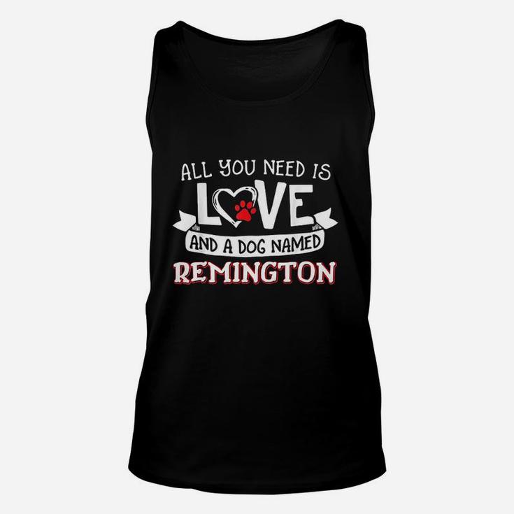All You Need Is Love And A Dog Named Unisex Tank Top