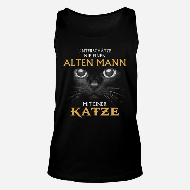 Alte Männer mit Katzen Spruch Unisex TankTop, Humorvolles Herrenshirt