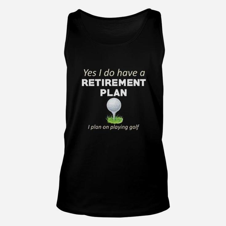 Always Awesome Apparel Retirement Plan Playing Golf Funny Player