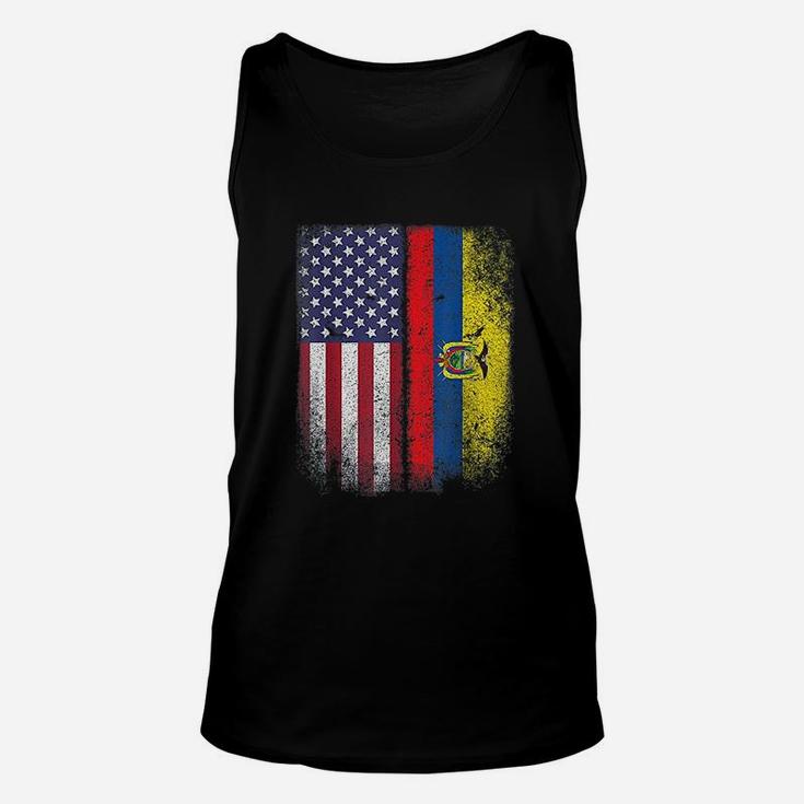 American Ecuadorian Flag T-Shirt Ecuador Pride Heritage