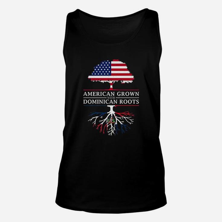 American Grown With Dominican Roots Dominican Republic Unisex Tank Top
