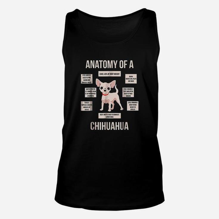 Anatomy Of A Chihuahua Funny Puppy Gift Unisex Tank Top