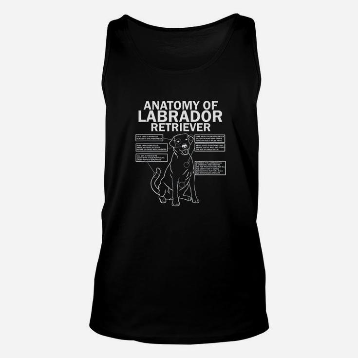 Anatomy Of A Labrador Retriever Funny Lab Dog Owner Gifts Unisex Tank Top