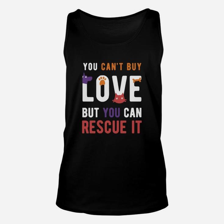 Animal Lover Rescue Love Animal Rescue T Shirt T-shirts Unisex Tank Top