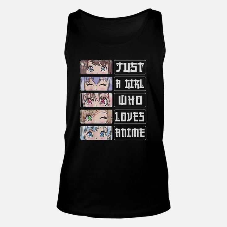Anime Girl Gift Just A Girl Who Loves Anime Unisex Tank Top
