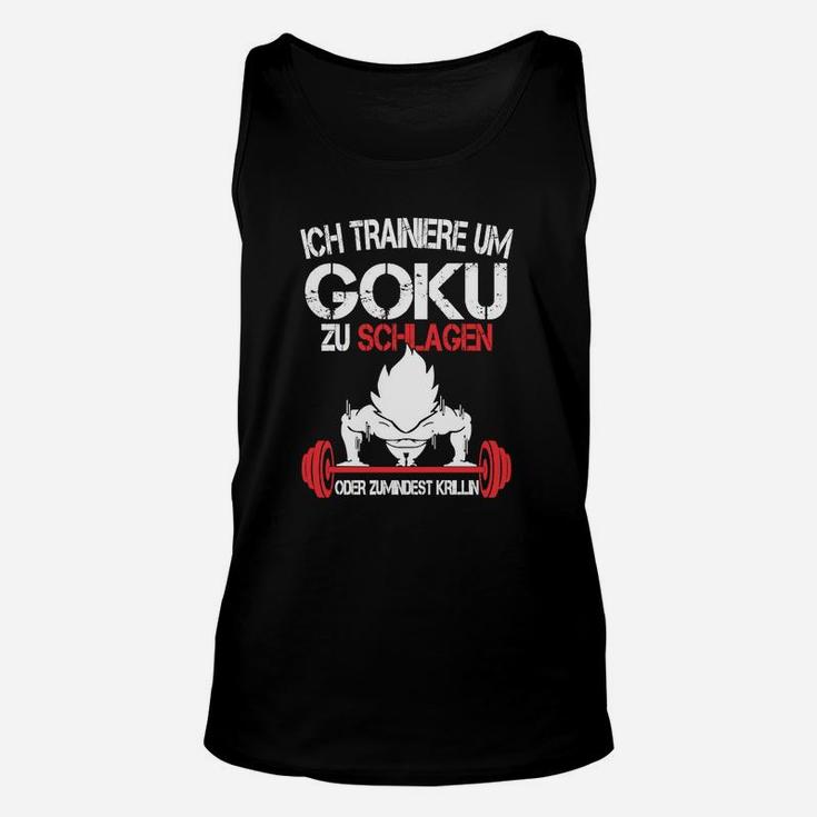 Anime-Inspiriertes Fitness Unisex TankTop, Motivation Goku & Krillin