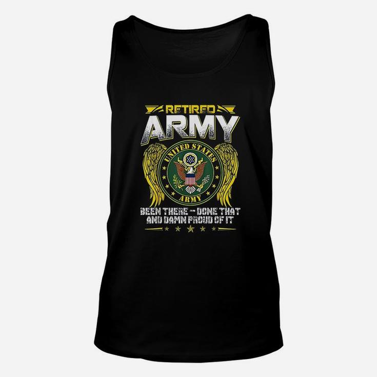 Army Retired Military Us Army Retirement Unisex Tank Top
