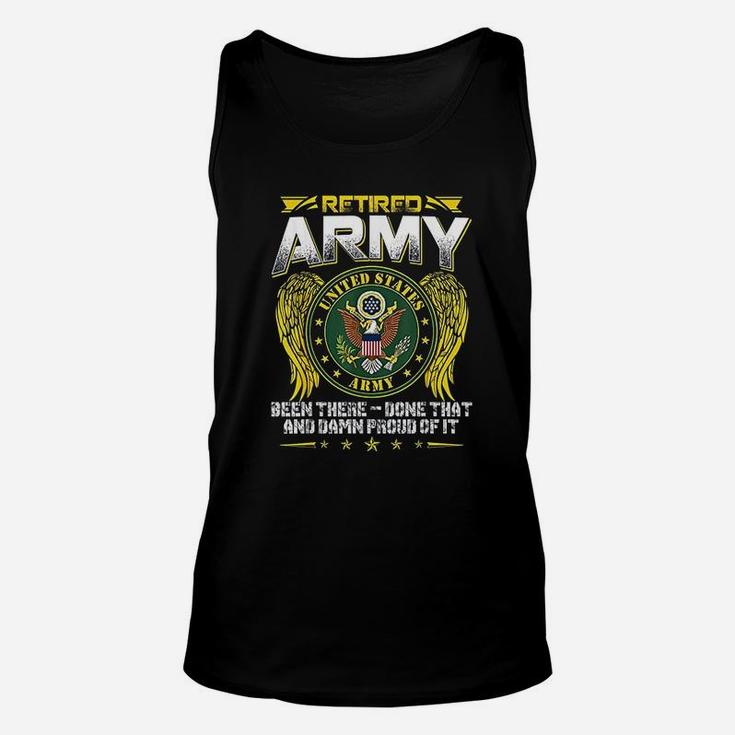 Army Retired Military Us Army Retirement Unisex Tank Top