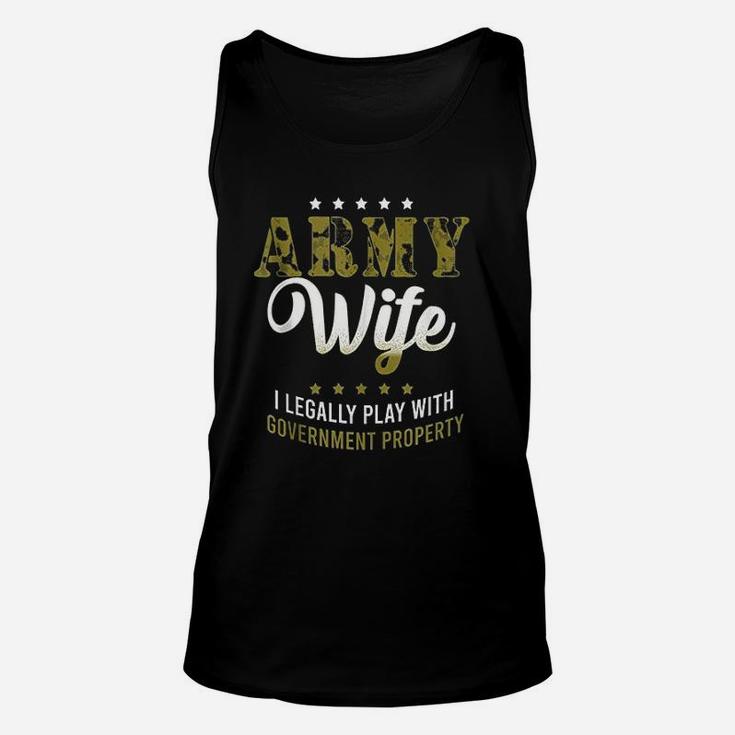 Army Wife Unisex Tank Top