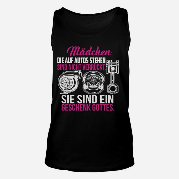 Auto-Enthusiasten Damen Unisex TankTop, Spruch für Autofans