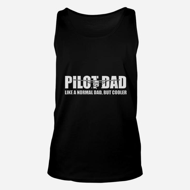 Aviation Humor Funny Pilot Father Pilot Dad Unisex Tank Top