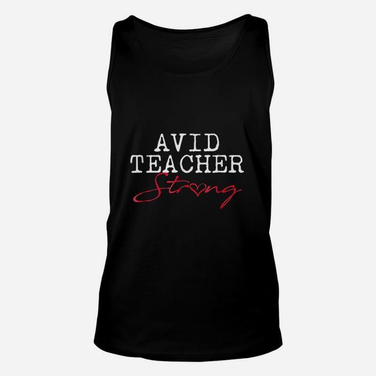 Avid Strong School Team Teacher Gift Unisex Tank Top