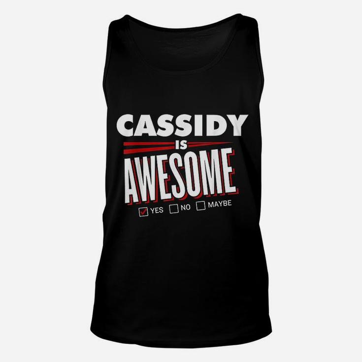 Awesome Family Friend Name Funny Gift Unisex Tank Top