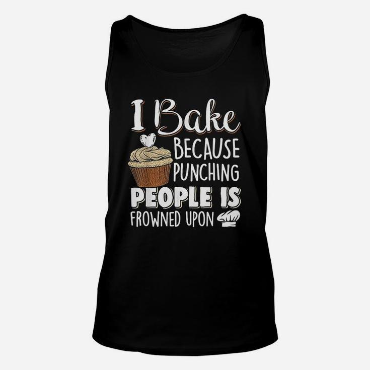 Baking Lover Punching People Baker And Cupcake Unisex Tank Top