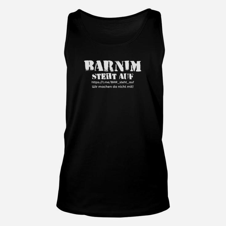 Barnim Steht Auf Schwarzes Unisex TankTop, Aufdruck Motiv Tee