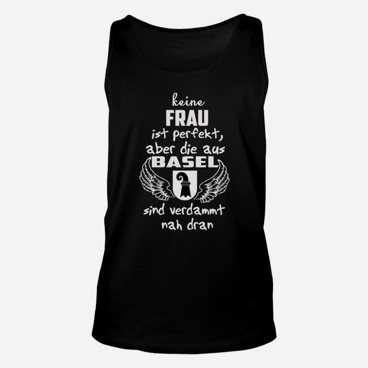 Basel Stolz Damen Unisex TankTop mit Engelsflügeln & Schlüssel-Motiv