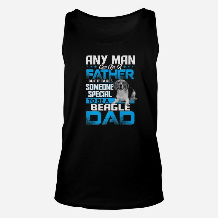 Beagle Dad Dog Lovers Fathers Day Gif Unisex Tank Top