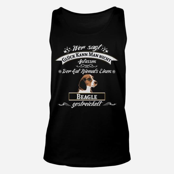 Beagle-Liebhaber Unisex TankTop: Glück kann man küssen, Beagle streicheln