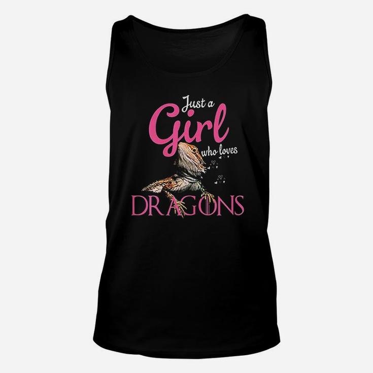 Bearded Dragon Just A Girl Who Loves Bearded Dragon Unisex Tank Top