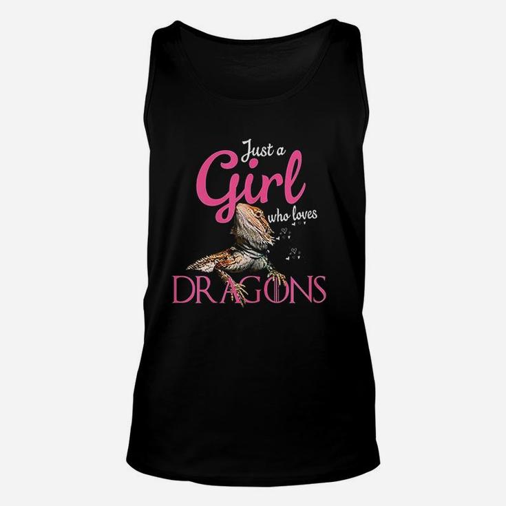 Bearded Dragon Just A Girl Who Loves Bearded Dragon Unisex Tank Top