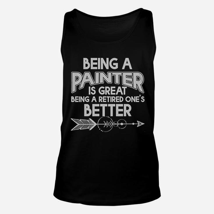 Being A Partner Is Great Being A Retired One Unisex Tank Top