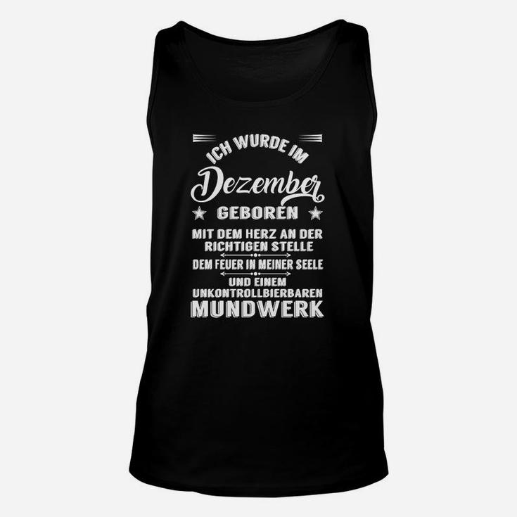 Beschränkung Von Ich Wurde Im Dezember Georen TankTop