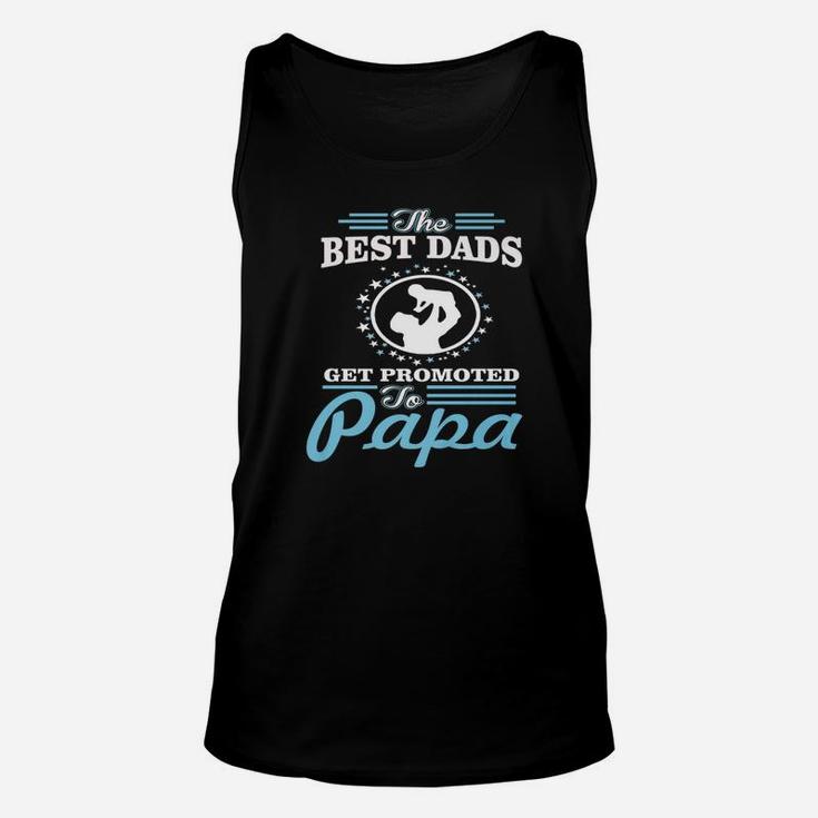 Best Dads Papa, best christmas gifts for dad Unisex Tank Top