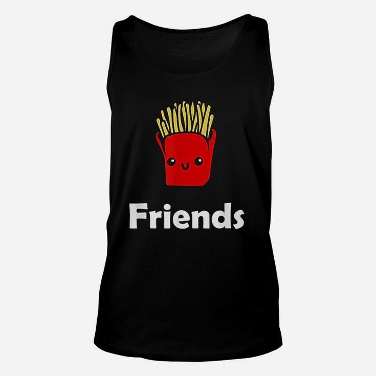 Best Friends Ever Hamburger French Fries Soda Unisex Tank Top
