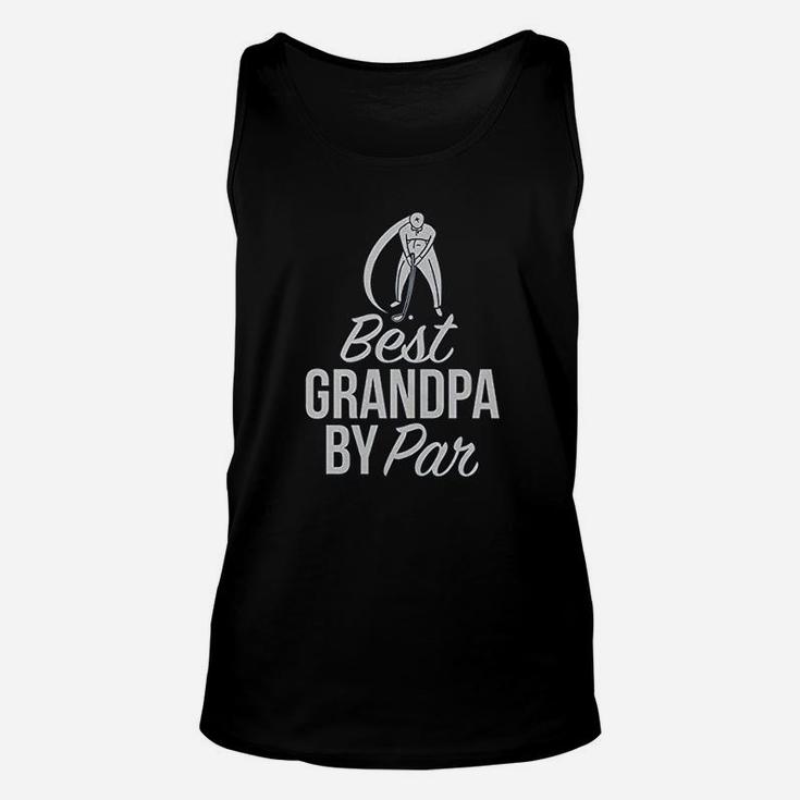 Best Grandpa By Par | Golf Lover Gift Idea Unisex Tank Top