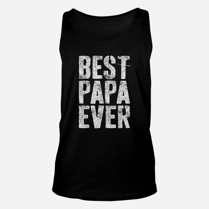 Best Papa Ever Grandfather Gift Unisex Tank Top