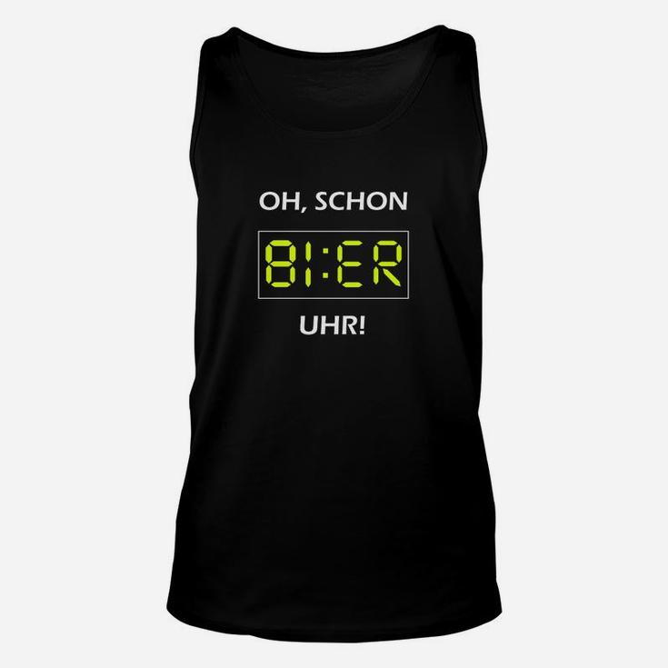 Bier Uhr Unisex TankTop mit Digitalanzeige, Lustiges Outfit für Männer