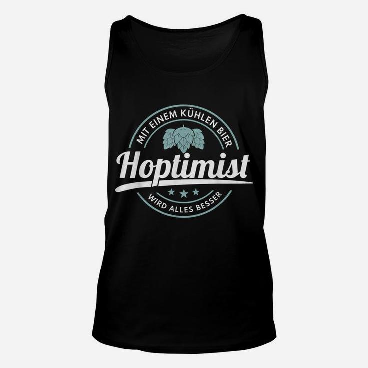 Biertrinker Bier Hoptimist Alkoho TankTop