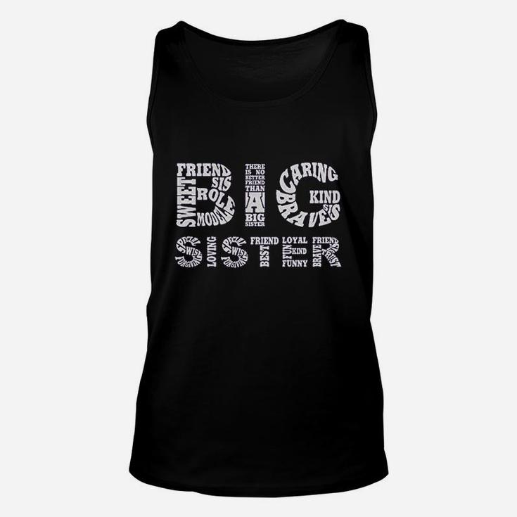 Big Girls Big Sister, sister presents Unisex Tank Top