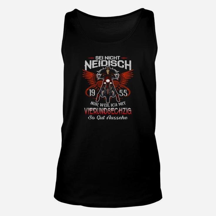 Biker-Geburtstag Unisex TankTop mit Adler, Lustiger Spruch für Motorradfahrer