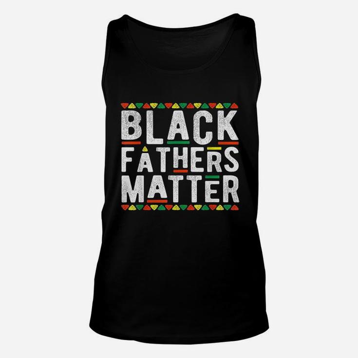 Black Fathers Matter African Dashiki Pride History Month Dad Unisex Tank Top