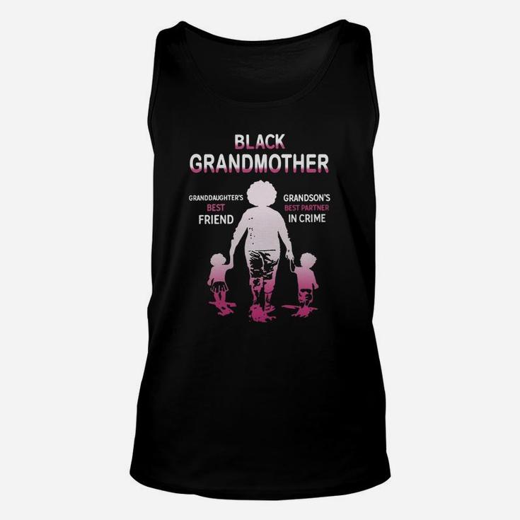 Black Month History Black Grandmother Grandchildren Best Friend Family Love Gift Unisex Tank Top