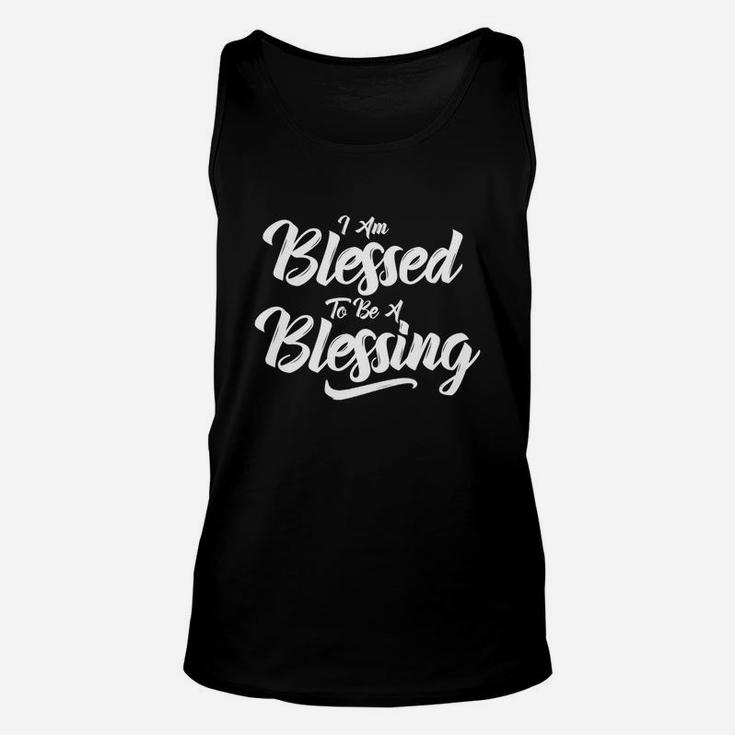 Blessed To Be A Blessing Thanksgiving Christia Unisex Tank Top