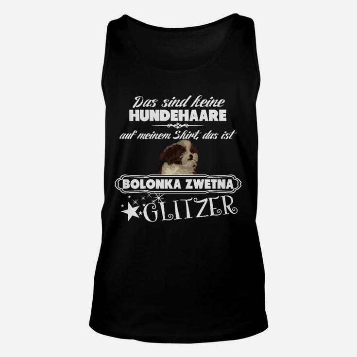 Bolonka Zwetna Glitzer Unisex TankTop für Hundeliebhaber, Lustiges Haustier-Motiv