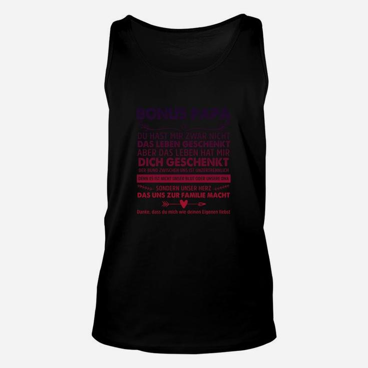 Bonus Papa Unisex TankTop: Familie ohne Biologische Bindung