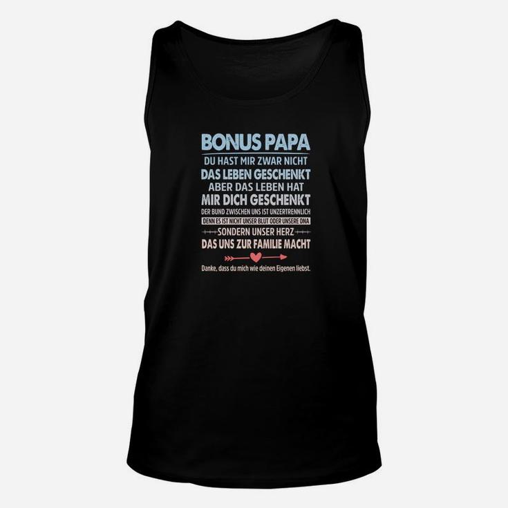 Bonus Papa Unisex TankTop, Lustiges Stiefvater-Design